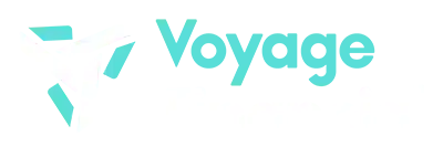 voyage financial logo white